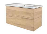 Best Design Badkamermeubel Quick-Greeploos 80x56x44 cm Onderkast + Wastafel Grenen - thumbnail