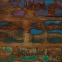 Dressoir 38x34x160 cm massief acaciahout - thumbnail