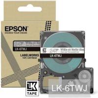 Epson LK-6TWJ Transparant, Wit - thumbnail