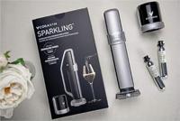 Coravin Sparkling wijnbewaarsysteem - inclusief charger, 2 CO₂-capsules, stopper & flessenhoes - behoudt bubbels tot 4 weken - thumbnail