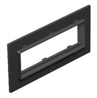 OBO Bettermann T8NL P105 9011 Afdekplaat - thumbnail