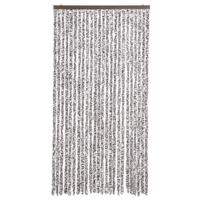Vliegengordijn 100x200 cm chenille bruin en beige - thumbnail