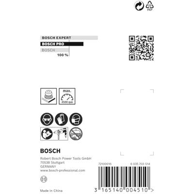 Bosch Accessories Komborstel, staal, gegolfde draad, 70 mm, 0,3 mm, 4500 omw/min Bosch Power Tools Schacht-Ø 6 mm 1609200270 1 stuk(s)