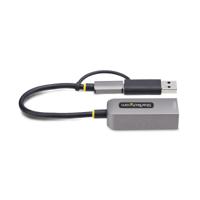 USB-kabel Startech U2GA-USB-C-ETHERNET Grijs - thumbnail