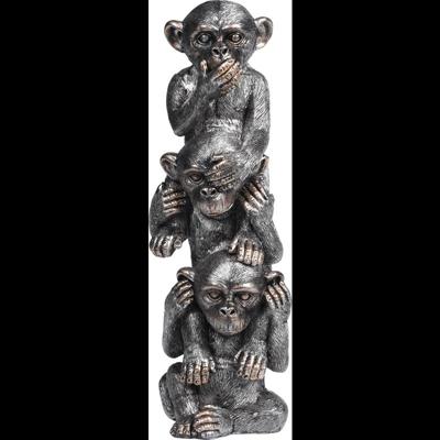Apen Horen Zien Zwijgen H32cm