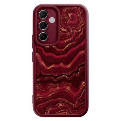 Samsung Galaxy A55 rode case - Agate rood Samsung Galaxy A55 rode case - Agate rood