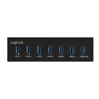 LogiLink USB HUB 3.0, 7-Port, 5,25\ intern + snellader poort - thumbnail