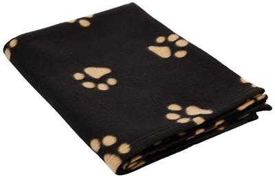 TRIXIE BEANY FLEECE HONDENDEKEN ZWART - thumbnail