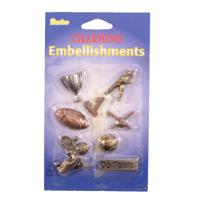 Darice • embel brass charm sports - thumbnail