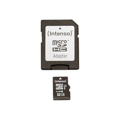Micro SD geheugenkaart met adapter INTENSO 34234 UHS-I Premium Inhoud 32 GB - thumbnail