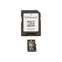 Micro SD geheugenkaart met adapter INTENSO 3423480 32 GB - thumbnail