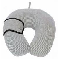 Pro World Nekkussen Streepjes 28 Cm Polyester Lichtgrijs - thumbnail