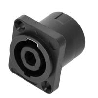 Adam Hall 4 STAR P SM4 BLK 4-polig speaker chassisdeel male - thumbnail