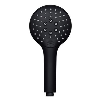 Wiesbaden Smart handdouche rond 3-standen kuststof mat zwart