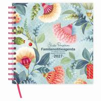 Familie Notitieagenda 17-maands 2027 Floral Balloon 6 Personen - thumbnail