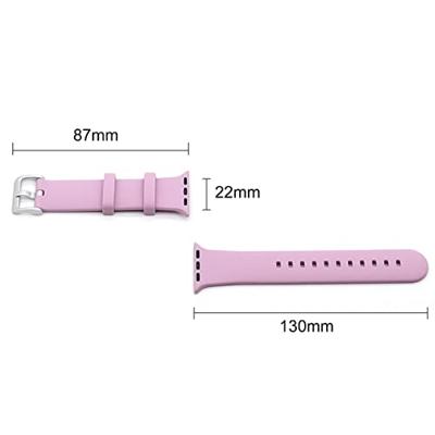 Rubberen sportbandje met gesp - Groen - Geschikt voor Apple Watch 44mm / 45mm / 46mm / 49mm