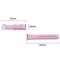 Rubberen sportbandje met gesp - Groen - Geschikt voor Apple Watch 44mm / 45mm / 46mm / 49mm - thumbnail