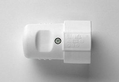 BACHMANN Geaarde stekker female, bruin onbreekbaar monteerbaar