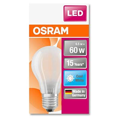 OSRAM HOMELIGHTING 4058075115897 LED-lamp Energielabel E (A - G) E27 Peer 6.5 W = 60 W Koudwit (Ø x l) 60 mm x 105 mm 1 stuk(s) OSRAM HOMELIGHTING 4058075115897 LED-lamp Energielabel E (A - G) E27 Peer 6.5 W = 60 W Koudwit (Ø x l) 60 mm x 105 mm 1 stuk(s)