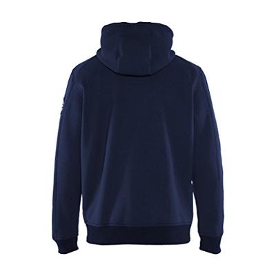 Blåkläder 4933 Hoodie met rits gevoerd marineblauw - maat L