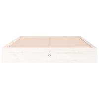 Bedframe massief hout wit 120x190 cm 4FT Small Double - thumbnail