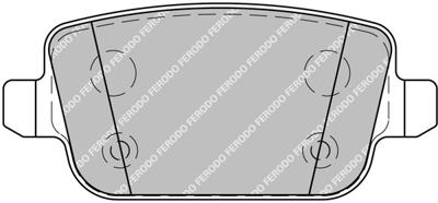 Remblokken set FDB1917