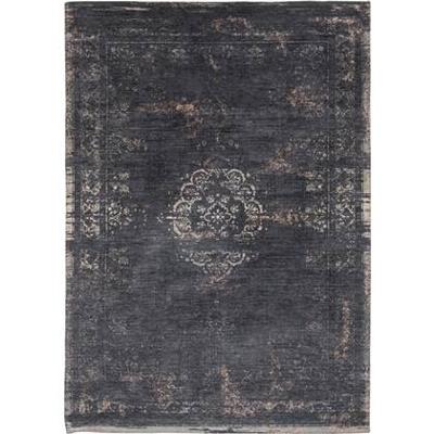 Zwart Vintage Vloerkleed Industrieel Medallon 8263, 80x150 Zwart Vintage Vloerkleed Industrieel Medallon 8263, 80x150