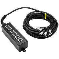 Omnitronic MUS-610 Stagebox 10 m Aantal ingangen:6 x Aantal uitgangen:6 x - thumbnail