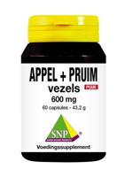 SNP Appel pruim vezels 600 mg puur 60 Vegetarische capsules - thumbnail
