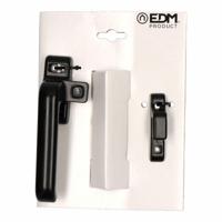 Slinger EDM 85458 6801 Zwart Aluminium Links Druksluiting - thumbnail