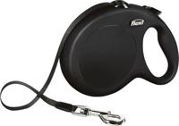 Flexi New Classic L Tape rollijn 8 meter Zwart - thumbnail