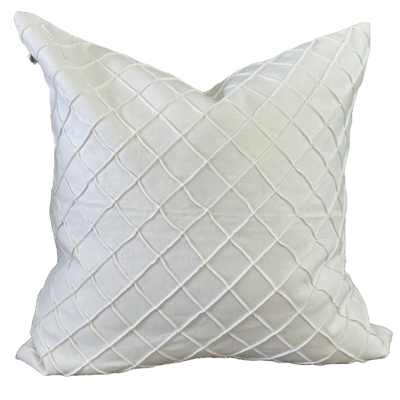 Sierkussen katoen - sierkussen Rhode Island - sierkussen wit 50x50