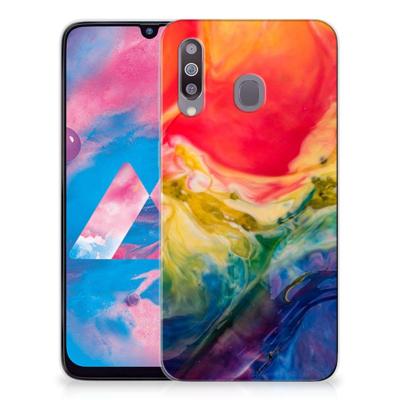 Smartphone hoesje Samsung Galaxy M30 Watercolor Dark