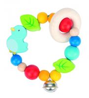 Heimess Houten Bijtring Vogel 9cm - thumbnail