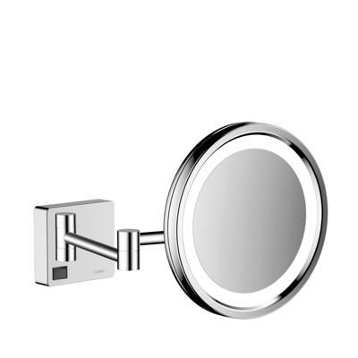 Hansgrohe AddStoris make-up spiegel met LED verlichting 21,7x39,3x21,7cm chroom Hansgrohe AddStoris make-up spiegel met LED verlichting 21,7x39,3x21,7cm chroom