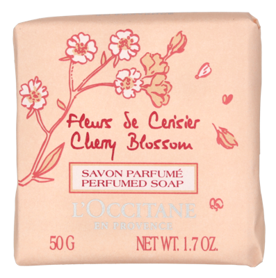 L'Occitane Cherry Blossom Perfumed Soap 50 g Zeep L'Occitane Cherry Blossom Perfumed Soap 50 g Zeep