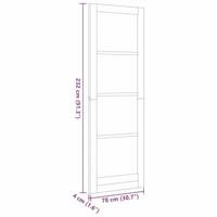 Binnendeur ORKDAL Bruin 78 x 232 cm - thumbnail