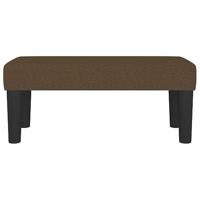 Bankje 70x30x30 cm stof bruin - thumbnail