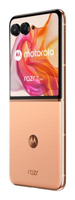 Motorola razr 50 ultra (6,9 inch pOLED-display, Corning Gorilla Glass, IPX8, 50MP AI-camera, Google Gemini, 165Hz, 45W TurboPower, Dolby Atmos, 12/512 GB, Snapdragon 8s, 4000mAh, SIM+eSIM), perzik
