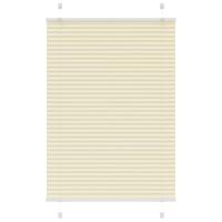 Pliss rolgordijn 90x150 cm stofbreedte 89,4 cm polyester crme - thumbnail