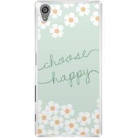 Sony Xperia Z5 hoesje - Choose happy - thumbnail