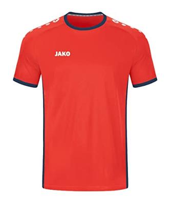 JAKO 4212K Shirt Primera Km Kids - Flame/Navy - 164