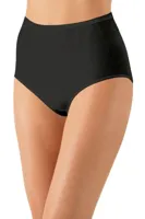 Dames Tailleslip 100% biologisch katoen - Hoge dames onderbroek - Dubbel kruisje - 38 - Wit | Dames slip - Onderbroek - Ondergoed - 38 - Onderbroek - thumbnail