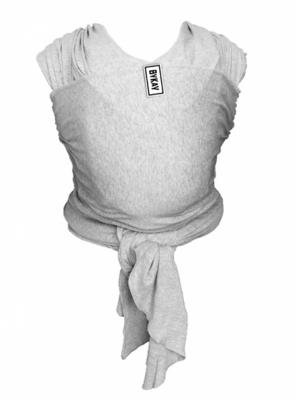 ByKay 20070 Tricot draagdoek, grijs gemêleerd