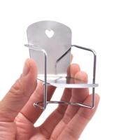 3 stuks 1:12 Doll House miniatuur ijzeren stoel model - thumbnail