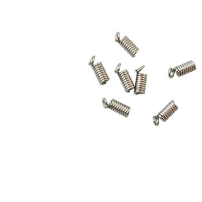 Vaessen Creative • spiraal ketting eind 4x8mm 16pcs silver
