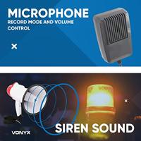 Vonyx MEG040 Megafoon 40W opname/sirene/microfoon - thumbnail