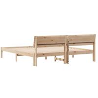 Bedframe Bruin 180 x 200 cm Massief grenenhout - thumbnail