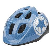 Polisport kinderhelm jeans. maat: s (52/56 cm), kleur: blauww - thumbnail