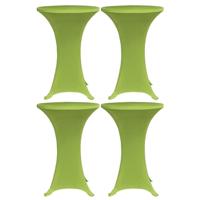 VidaXL Tafelhoes stretch 4 st 80 cm groen - thumbnail